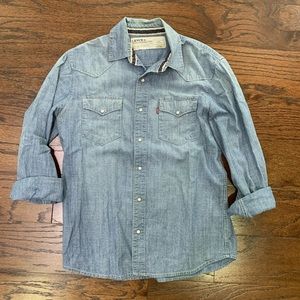 Levis Long Sleeve Denim Button Down